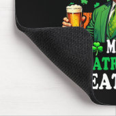 St Patricks Day wieder groß, Funny Trump Men W Mousepad (Ecke)