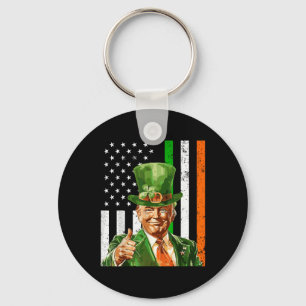 St Patricks Day wieder groß, Funny Trump Men W Schlüsselanhänger