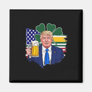 St. Patrick's Day wieder groß machen Funny Trump I Magnet