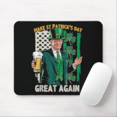 St Patricks Day wieder groß Trump St Mousepad (Mit Mouse)