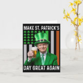 St. Patrick's Day wieder großartig Flag Funny mach Karte (Gelbe Blume)