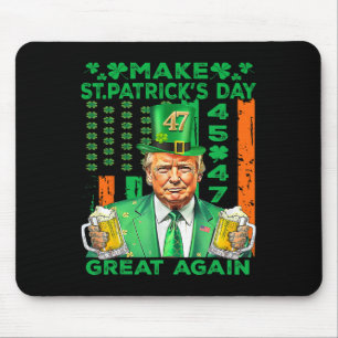 St. Patrick's Day wieder großartig Flag Funny mach Mousepad