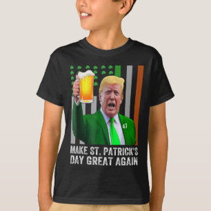 St. Patrick's Day wieder großartig Flag Funny mach T-Shirt