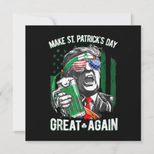 St. Patrick's Day wieder großartig Funny Trump