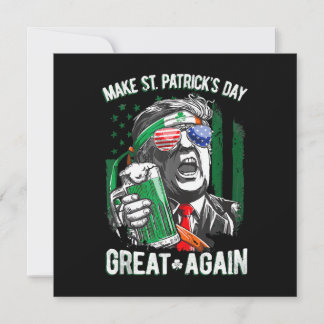 St. Patrick's Day wieder großartig Funny Trump