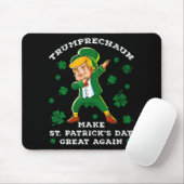 St. Patrick's Day wieder großartig Funny Trump Mousepad (Mit Mouse)