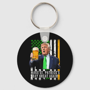 St Patricks Day wieder großartig Irish American Schlüsselanhänger