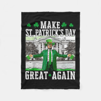 St. Patricks Day wieder großartig Trump Fleecedecke