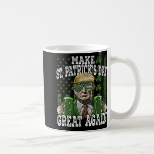 St Patricks Day wieder großartig U.s Flag St. Kaffeetasse
