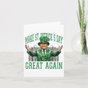 St. Patricks Day wieder großartig Weißes Haus Karte
