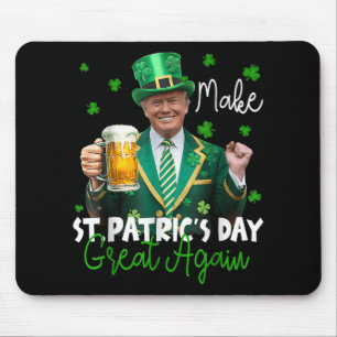 St Patricks Day wieder zum großen amerikanischen K Mousepad
