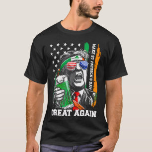 St. Patrick's Day wieder zum großen Glück Trump Bi T-Shirt