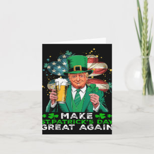 St Patricks Day wieder zum großen Kleeblatt für Tr Karte