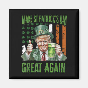 St Patricks Day wieder zum großen Kleeblatt für Tr Magnet