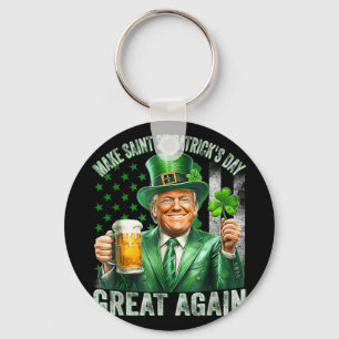 St Patricks Day wieder zum großen Kleeblatt für Tr Schlüsselanhänger