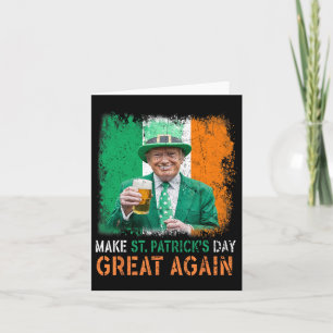 St. Patrick's Day wieder zum großen Trump-Kleeblat Karte