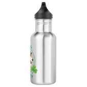St. Patrick's Day Wire Fox Terrier Edelstahlflasche (Rechts)