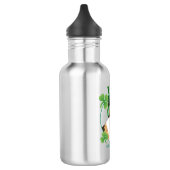 St. Patrick's Day Wire Fox Terrier Edelstahlflasche (Links)
