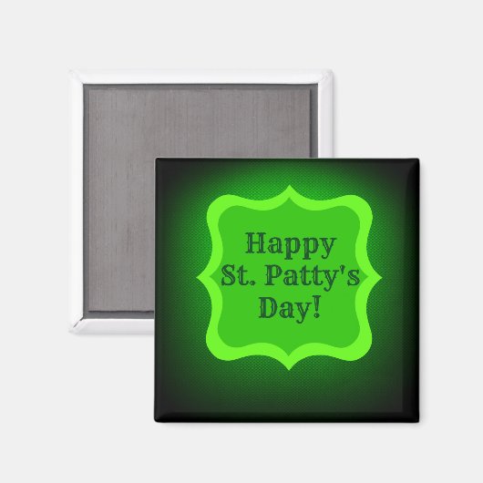 St. Patrick's Day Wish Magnet (Vorderseite/Rückseite)