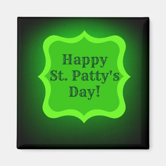 St. Patrick's Day Wish Magnet (Vorne)