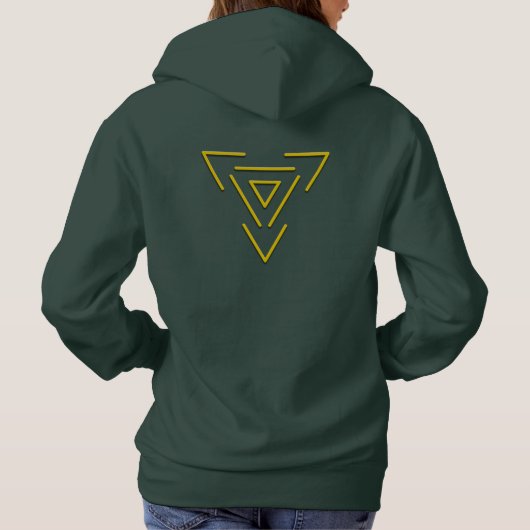St. Patrick's Day Women's Basic Hooded Sweatshirt (Rückseite)
