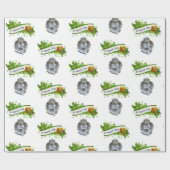 St. Patrick's Day Wrapping Paper Angel Geschenkpapier (Flach)