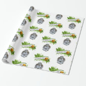 St. Patrick's Day Wrapping Paper Angel Geschenkpapier (Ungerollt)