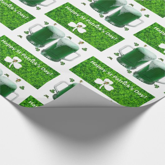St. Patrick's Day Wrapping Paper Ber Geschenkpapier (Ecke)