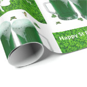 St. Patrick's Day Wrapping Paper Ber Geschenkpapier (Rolleneckpunkt)