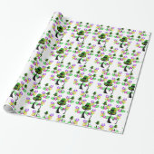 St. Patrick's Day Wrapping Paper Cat Floral Geschenkpapier (Ungerollt)
