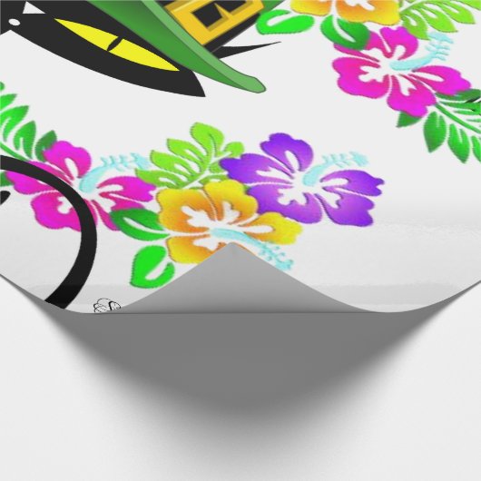 St. Patrick's Day Wrapping Paper Cat Floral Geschenkpapier (Ecke)