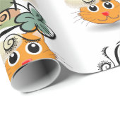 St. Patrick's Day Wrapping Paper Cat Geschenkpapier (Rolleneckpunkt)