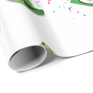 St. Patrick's Day Wrapping Paper Cupcake Rainbow Geschenkpapier