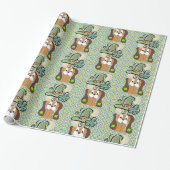 St. Patrick's Day Wrapping Paper Dog Geschenkpapier (Ungerollt)
