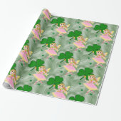 St. Patrick's Day Wrapping Paper Fairy Geschenkpapier (Ungerollt)