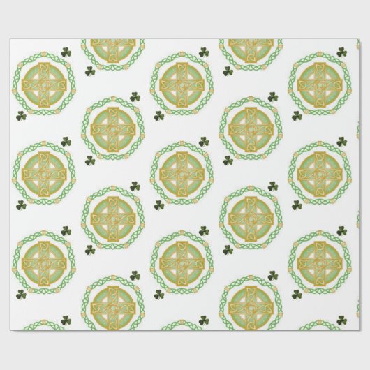 St. Patrick's Day Wrapping Paper Geschenkpapier (Flach)