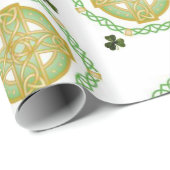 St. Patrick's Day Wrapping Paper Geschenkpapier (Rolleneckpunkt)