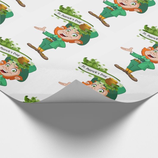 St. Patrick's Day Wrapping Paper Geschenkpapier (Ecke)