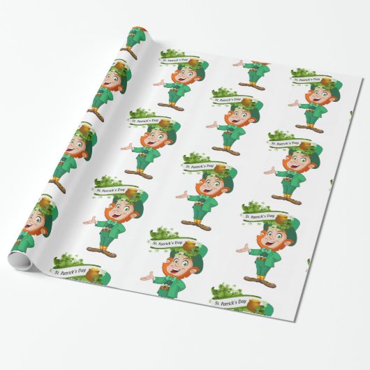St. Patrick's Day Wrapping Paper Geschenkpapier (Ungerollt)
