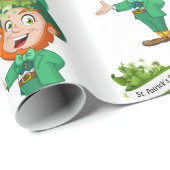 St. Patrick's Day Wrapping Paper Geschenkpapier (Rolleneckpunkt)