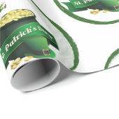 St. Patrick's Day Wrapping Paper Geschenkpapier (Rolleneckpunkt)