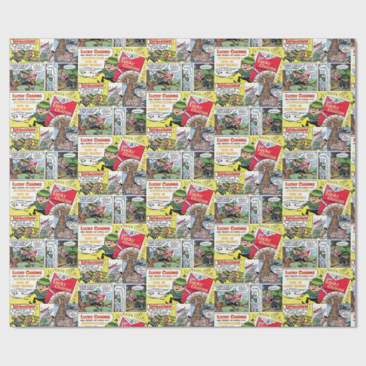 St. Patrick's Day Wrapping Paper Geschenkpapier (Flach)