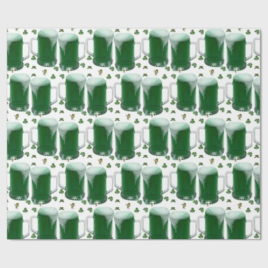 St. Patrick's Day Wrapping Paper Geschenkpapier (Flach)