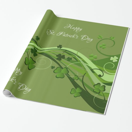 St. Patrick's Day Wrapping Paper Geschenkpapier (Ungerollt)