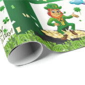 St. Patrick's Day Wrapping Paper Geschenkpapier (Rolleneckpunkt)