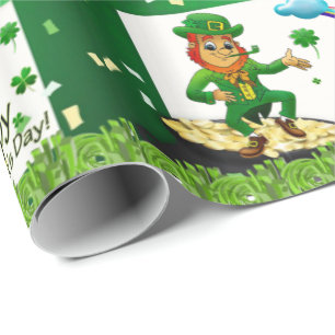 St. Patrick's Day Wrapping Paper Geschenkpapier