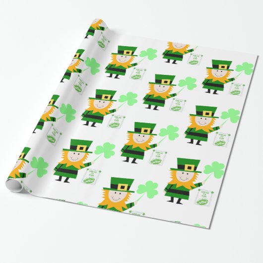 St. Patrick's Day Wrapping Paper Geschenkpapier (Ungerollt)