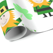 St. Patrick's Day Wrapping Paper Geschenkpapier (Rolleneckpunkt)