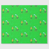 St. Patrick's Day Wrapping Paper Geschenkpapier (Flach)