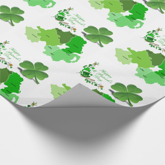 St. Patrick's Day Wrapping Paper Geschenkpapier (Ecke)